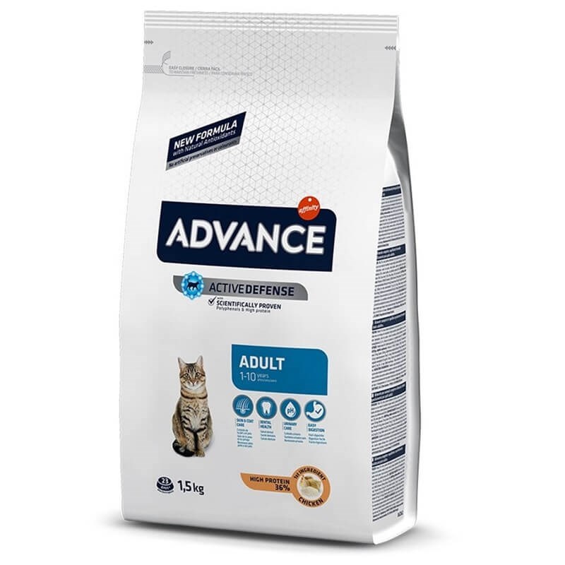 Advance Cat Adult Tavuklu Pirinçli Yetişkin Kedi Maması 1,5 Kg