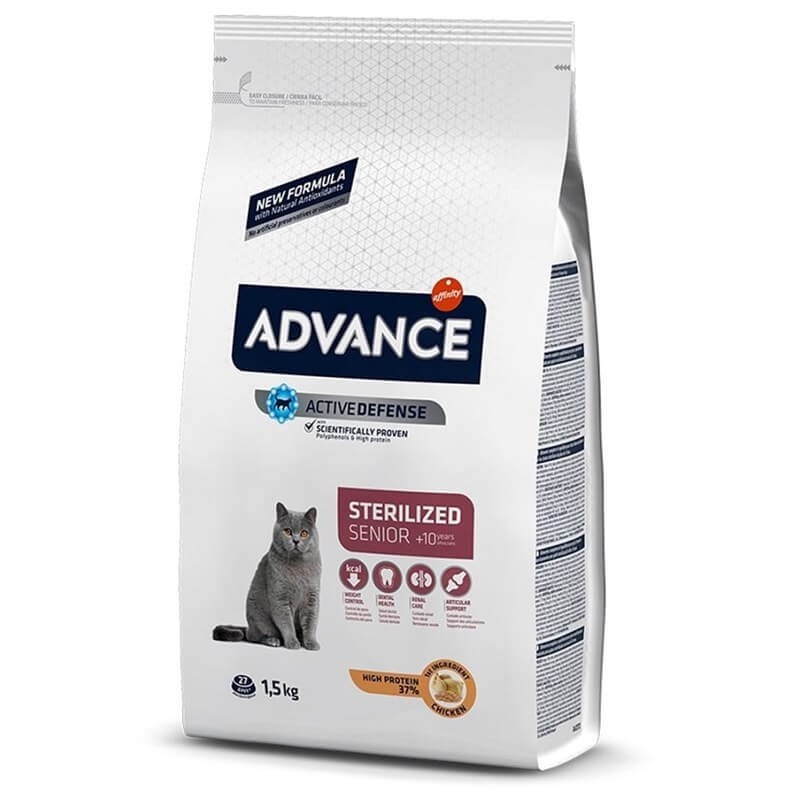 Advance Cat Sterilized Kısırlaştırılmış Yaşlı Kedi Maması 1.5 Kg
