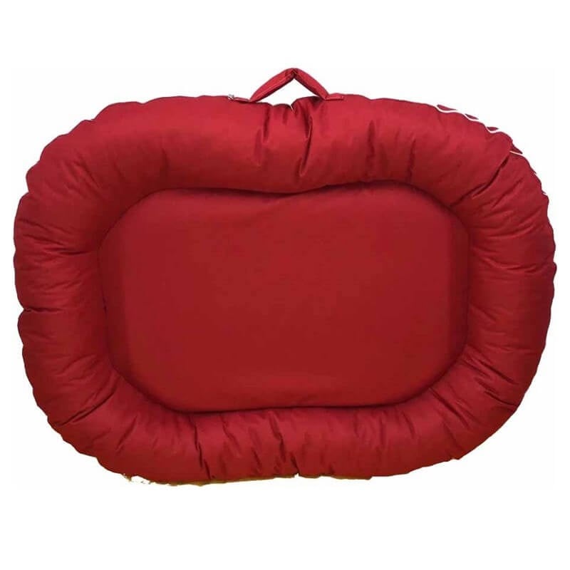 Bedspet Dış Mekan Kedi Köpek Yatağı 115x125 cm Kırmızı
