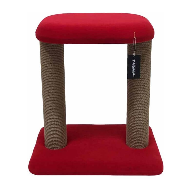 Bedspet Model 1 Kedi Tırmalama Tahtası Kırmızı
