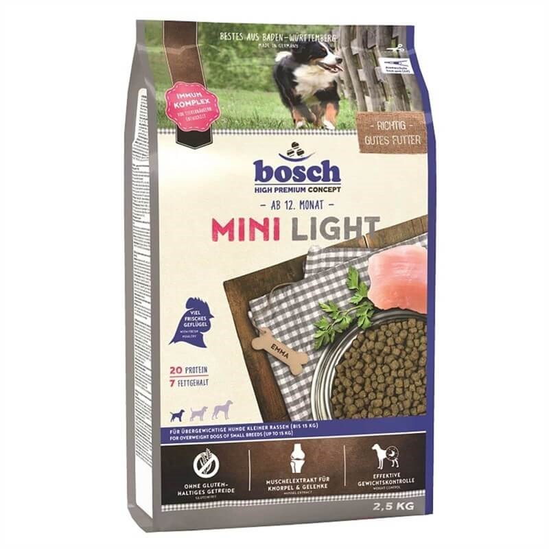 Bosch Mini Light Küçük Irk Köpek Maması 2,5 kg
