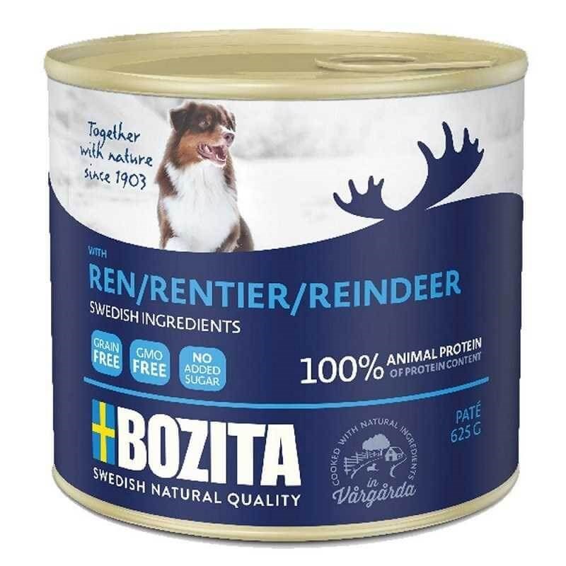 Bozita Tahılsız Ren Geyiği Etli Köpek Konservesi 625 gr