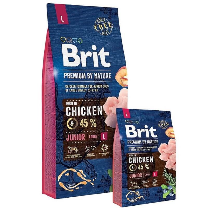 Brit Premium Tavuklu Yavru Büyük Irk Köpek Maması 15 kg