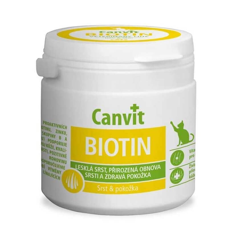 Canvit Biotin Tüy ve Cilt Sağlığı Kedi Vitamini 100 Gr / 100 Tablet