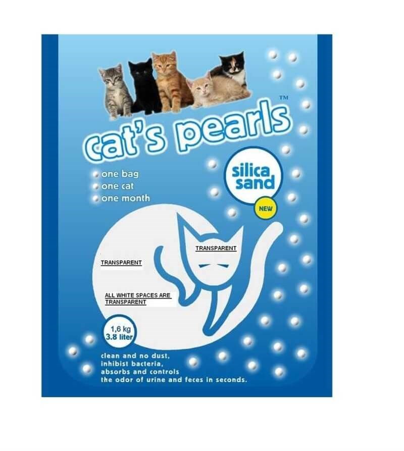 Cat's Pearls Hijyenik Silika Kedi Kumu 1,6 Kg