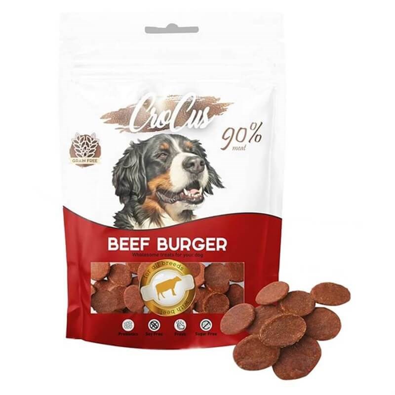 Crocus Beef Burger Köfte Şeklinde Köpek Ödülü 80 gr