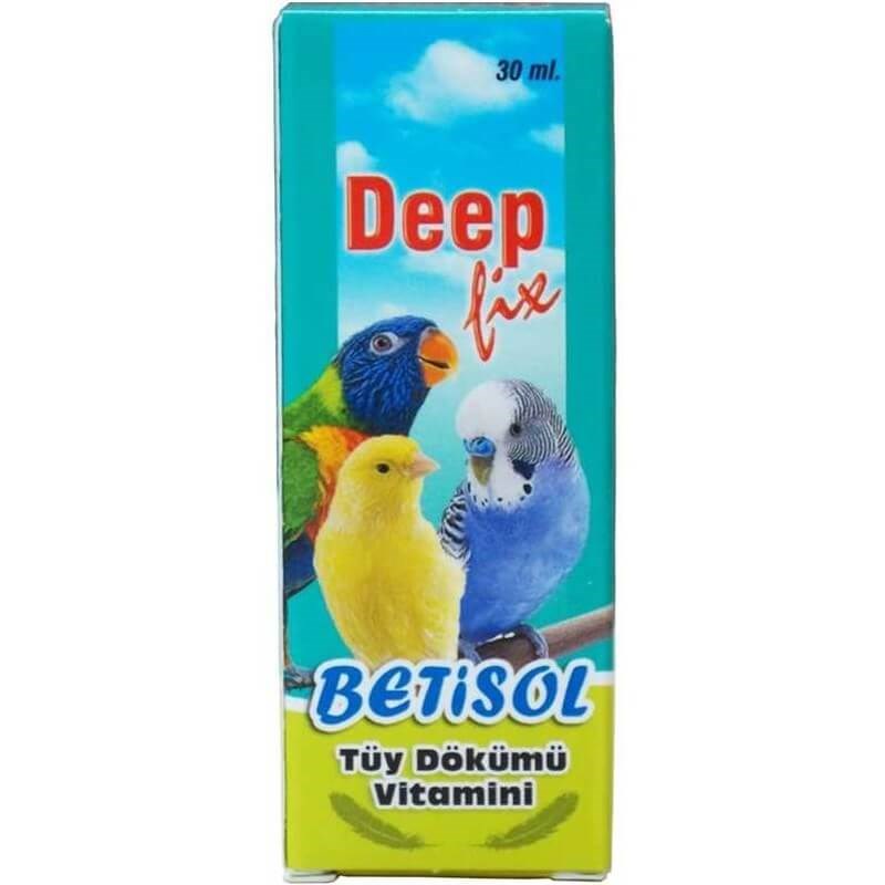 Deep Betisol Kuşlar için Tüy Vitamini 30 Ml