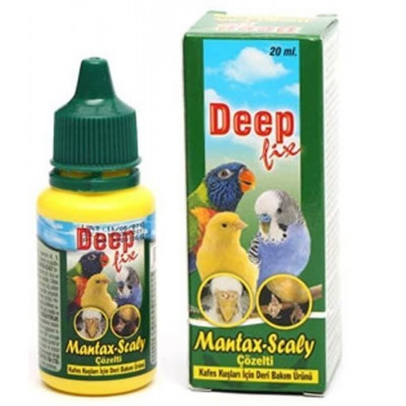 Deep Mantax-Scaly Kuşlar İçin Cilt Çözeltisi 20ml