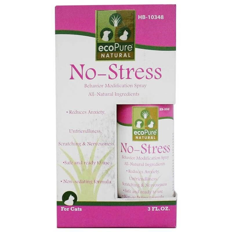 Ecopure No-Stress Kedi Sakinleştirici Sprey 3 Oz