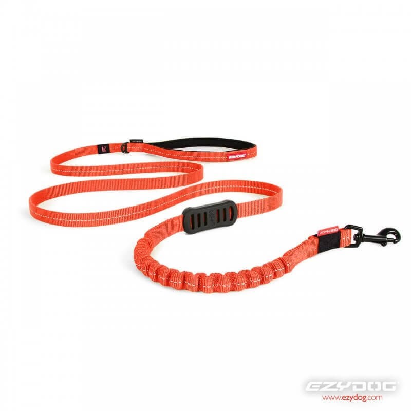 EzyDog Zero Shock Şok Lite Absorbe Edici Köpek Kayışı 180 Cm Orange