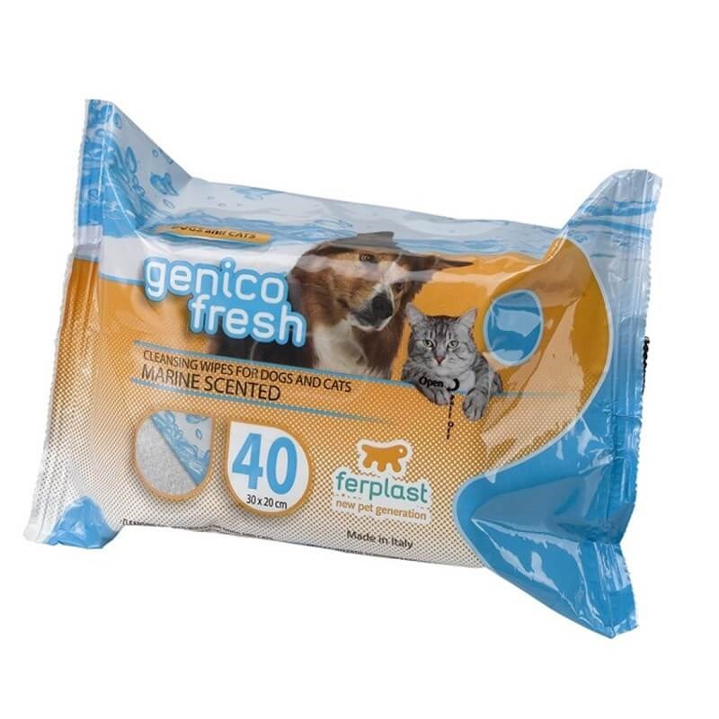 Ferplast Genico Fresh Ferahlatıcı Kedi Köpek Temizlik Mendili