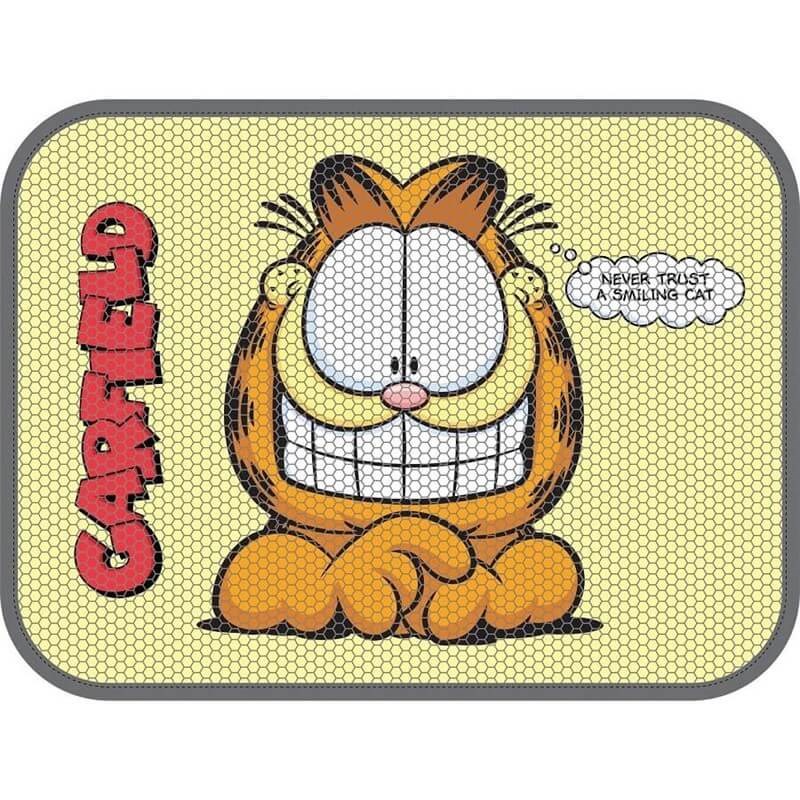 Garfield Kedi Kumu Paspası Dikdörtgen Smiling Cat