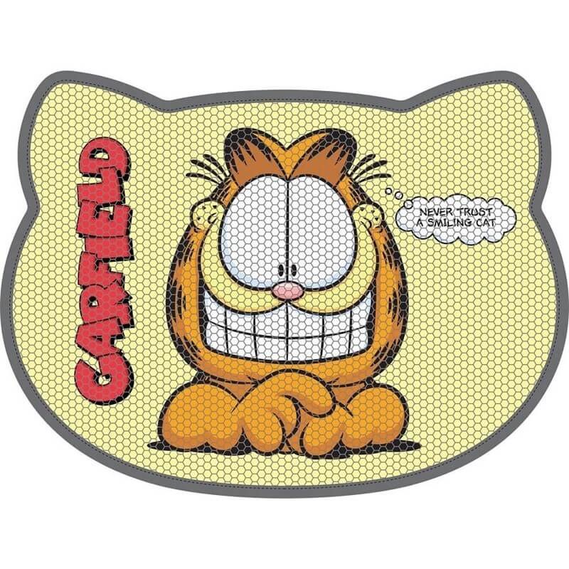 Garfield Kedi Kumu Paspası Patili Smiling Cat