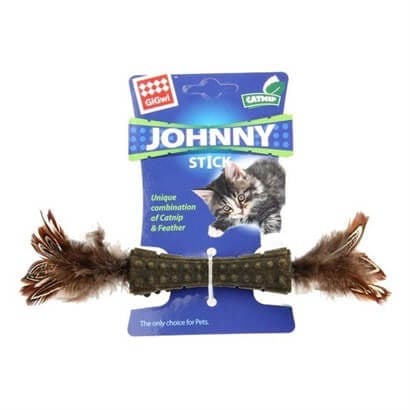 Gigwi Johnny Stick Catnipli Çift Tüylü Doğal Kedi Oyuncağı