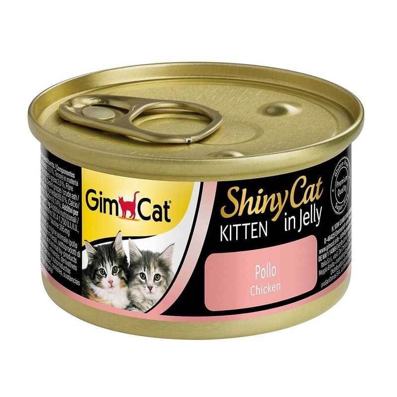GimCat Shiny Cat Tavuklu Öğünlük Yavru Kedi Konservesi 70 Gr