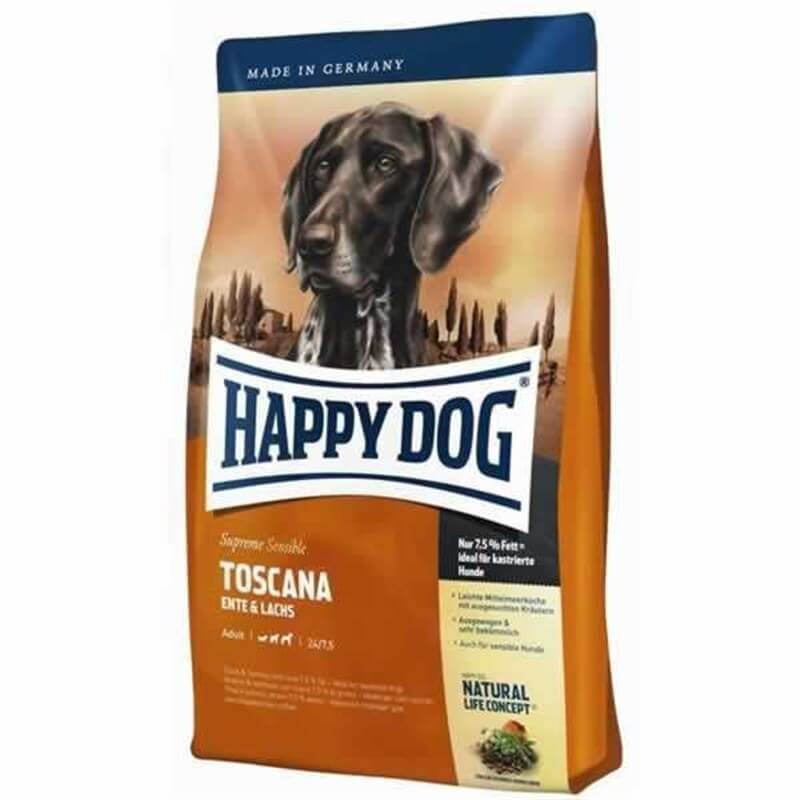 Happy Dog Toscana Kuzulu Somonlu Hassas Derili Köpek Maması 12,5 Kg