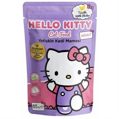 Hello Kitty Tahılsız Tavuklu Yetişkin Kedi Konservesi 85 gr