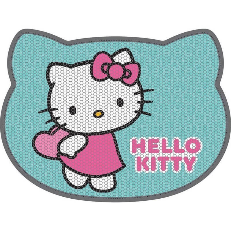 Hello Kitty Turkuaz Kedi Paspası