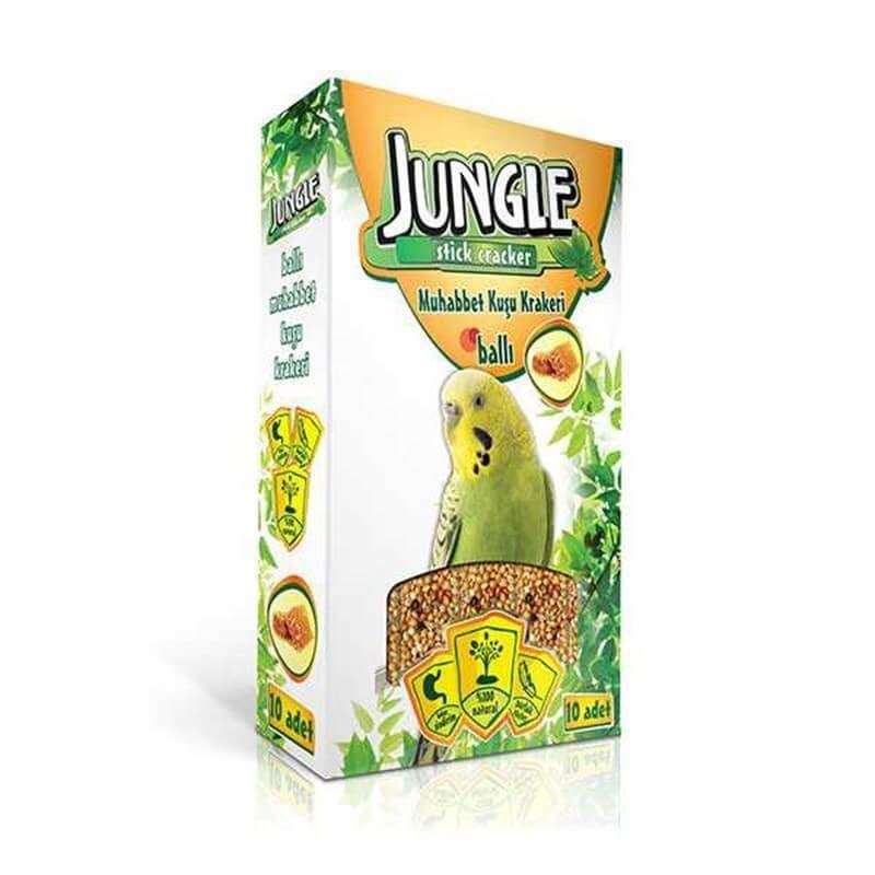 Jungle Ballı Muhabbet Kuşu Krakeri 10' lu