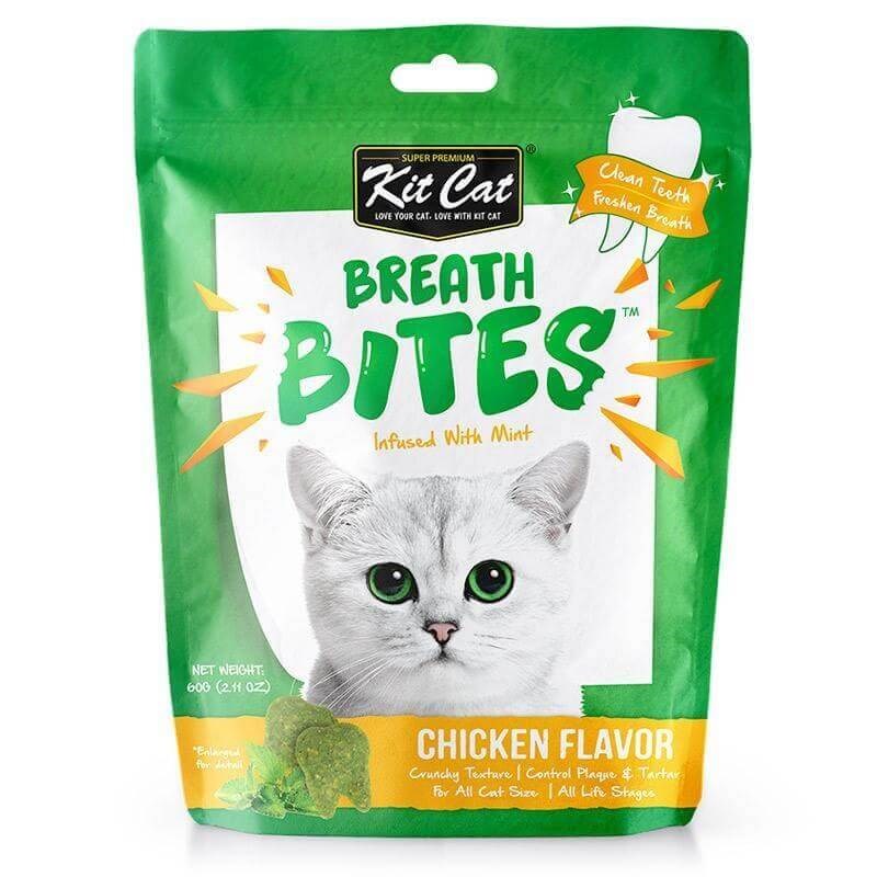 Kit Cat BreathBites Chicken Flavor Kedi Ödül Maması 60g