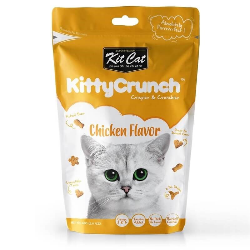 Kit Cat Kitty Crunch Chicken Flavor Kedi Ödülü 60g