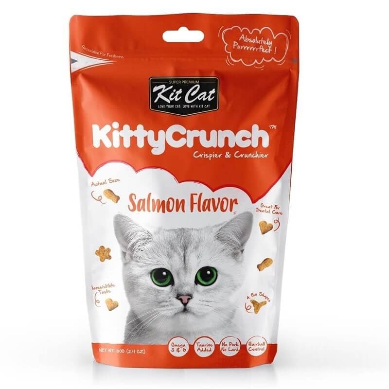 Kit Cat Kitty Crunch Salmon Flavor Kedi Ödülü 60g