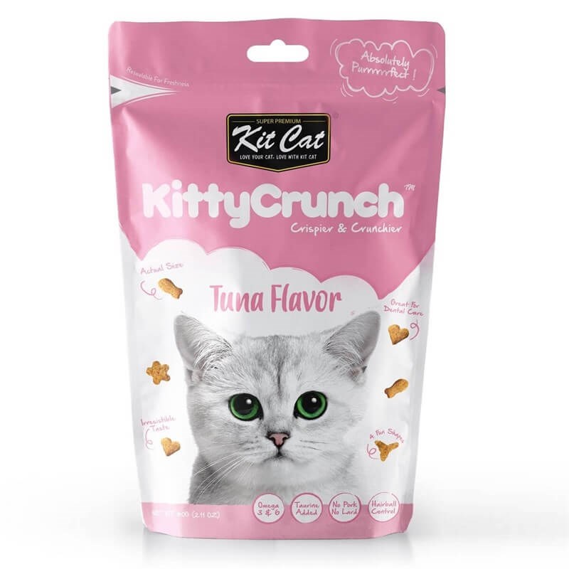 Kit Cat Kitty Crunch Tuna Flavor Kedi Ödülü 60g
