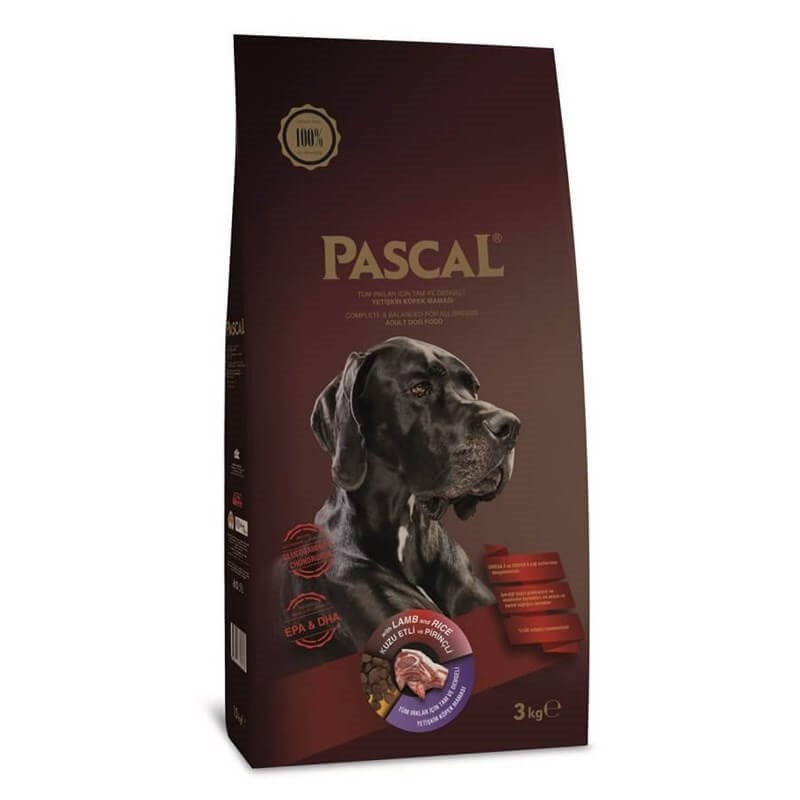 Pascal Kuzu Etli Yetişkin Köpek Maması 3 kg