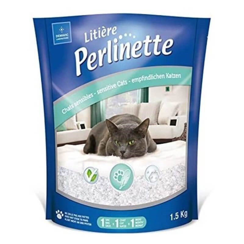 Perlinette Yetişkin ve Hassas Kediler İçin Kristal Kum 1,5kg