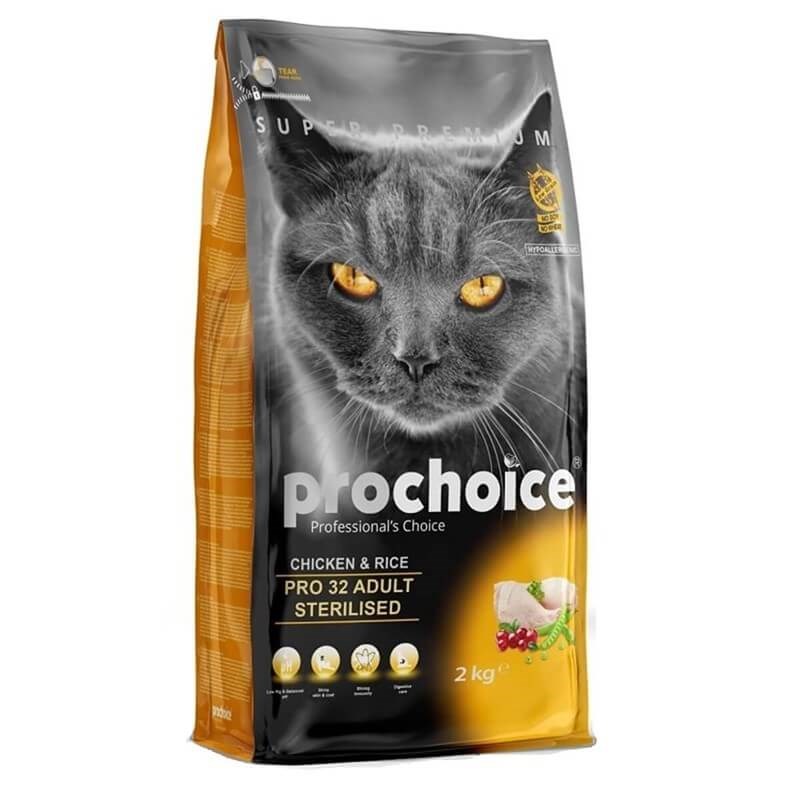 Pro Choice Pro 32 Sterilised Kısırlaştırılmış Kedi Maması 15 Kg