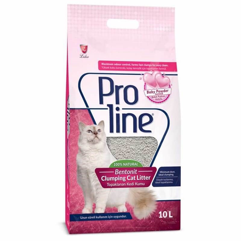 Pro Line Clumping Cat Litter Topaklanan Kedi Kumu Parfümlü 10 Lt