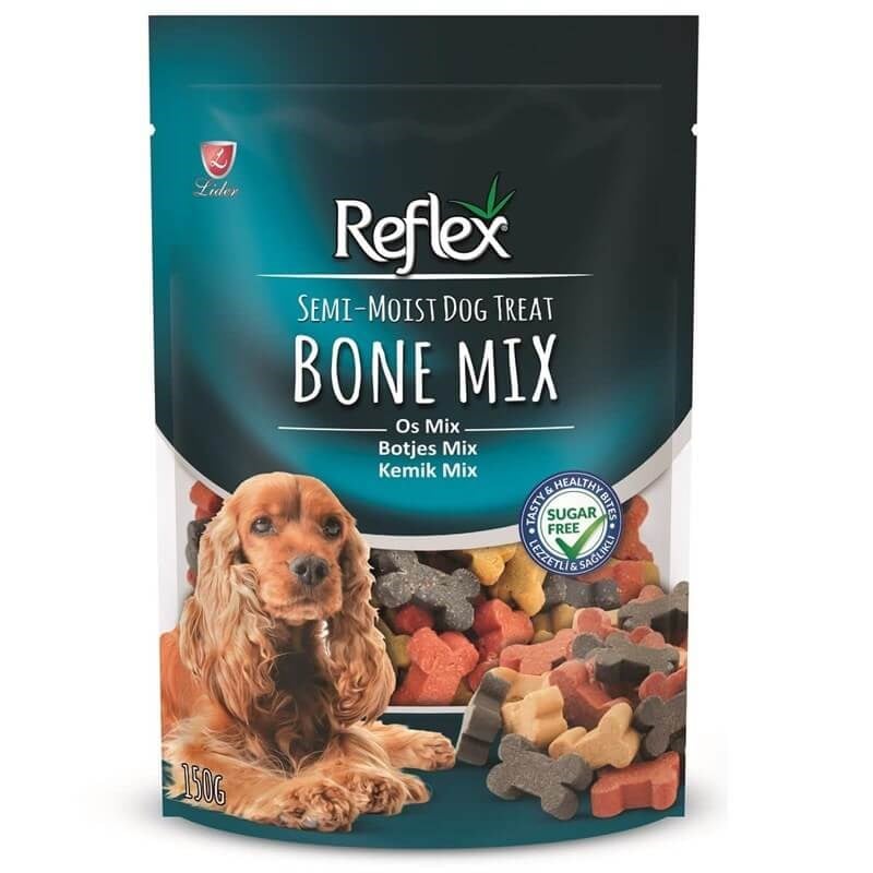Reflex Semi-Moist Mini Mix Kemik Köpek Ödülü 150 Gr