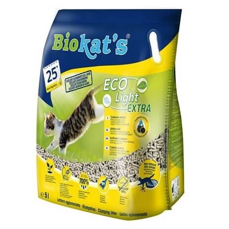 Biokat's Pelet Eco Light Extra Karbonlu Kedi Kumu 5 Lt