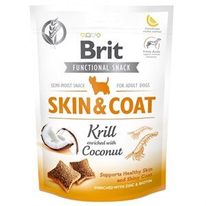 Brit Care Function Snack Skin Coat Krill Köpek Ödülü 150gr