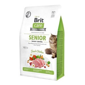 Brit Care Tahılsız Senior Weight Control Tavuklu Yaşlı Kedi Maması 2 kg