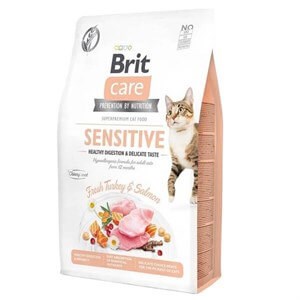Brit Care Tahılsız Sensitive Hindili Somonlu Kedi Maması 7 kg