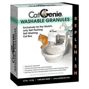 CatGenie Yıkanabilir Otomatik Tuvalet için Granül