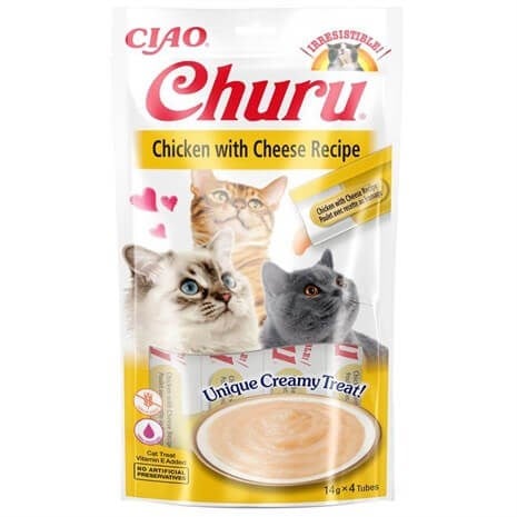 Ciao Churu Cream Tavuklu ve Peynirli Ödül Kreması 4x14 G