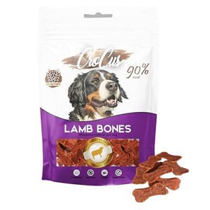Crocus Lamb Bones Kemik Şeklinde Kuzulu Köpek Ödülü 80 gr