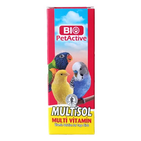 Deep Multisol Kuşlar İçin Multi Vitamin 30 Ml, Kuş Sağlığı, Deep