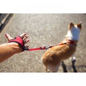 EzyDog Handy Leash Eller Serbest Köpek Kayışı Kırmızı