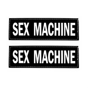 EzyDog Patch Göğüs Tasması Yan Etiketleri SEX MACHINE