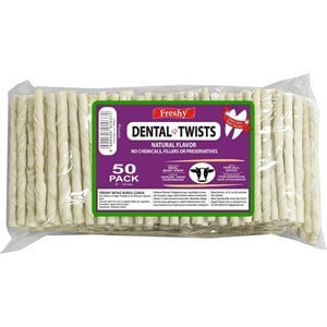 Freshy Dental Twist Beyaz Burgu Çubuk 50li