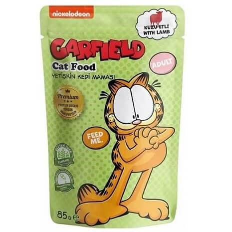 Garfield Tahılsız Kuzu Etli Yetişkin Kedi Konservesi 85 gr