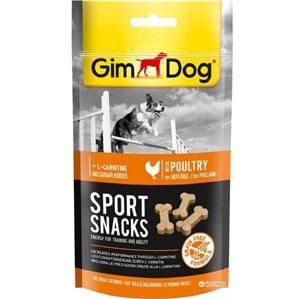 GimBorn Gimdog Sportsnacks Mini Kemik Tavuk ve L-Carnitin 60 Gr