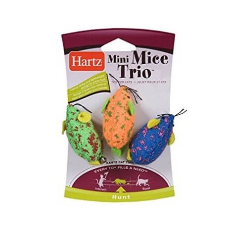 Hartz Just For Cats Mini Mice Trio Kedi Oyun Faresi