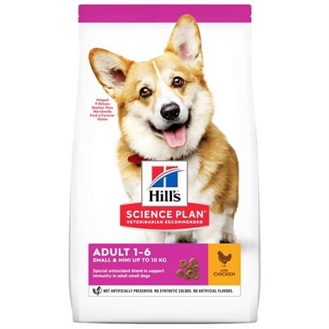 Hills Adult Small&Miniature Hindi-Tavuk Küçük Irk Köpek Maması 1,5 Kg