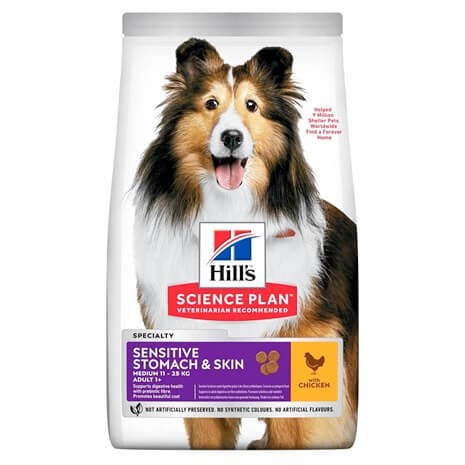 Hills Sensitive Skin Tavuklu Yetişkin Köpek Kuru Maması 2.5 Kg