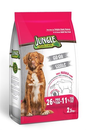 Jungle Kuzu Etli Yetişkin Köpek Maması 2,75 Kg