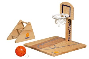 Karlie Basket Potası Ahşap Kuş Oyuncağı 20x20x21 cm